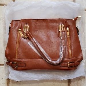 Tan / Brown Purse Shoulder Bag New In Original Bag